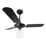 Ventilador Teto Yris Preto Pá Preto Motor Grande Cor Das Pás Preto Cor Da Estrutura Preto Voltagem 220v