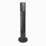 Ventilador Torre Coluna Circulador Fix 3 Velocidade Silencioso 220v Preto Vertical Oscilante Portátil Compacto Turbo 50w