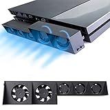 Ventoinha De Resfriamento PS4 Turbo Cooler USB Externo Com Radiador Automático Controlado Por Temperatura Para Console Sony PlayStation 4