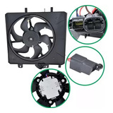 Ventoinha E Defletor Citroen C3 2003 Até 2008 Com Módulo