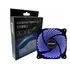 Ventoinha Fan Cooler Gabinete 120mm 12cm 33 Led Azul Mymax