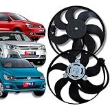 Ventoinha Radiador Golf Audi Fox Bora Polo 1999 2000 2001 2002 2003 2004 2005 2006 2007 2008 2009 2010 2011 2012 MODELO GRANDE 6Q0959455Q 6X0959455 6X0959455C 6X0959455H 6X0959455Q