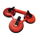 Ventosa Tripla Em Aluminio Para Vidros 150kg Kit C 4