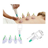 Ventosaterapia Chinesa Kit Com 12 Ventosas Acrílico