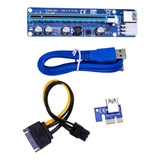 Ver008c Pcie Riser Cartão Usb 3 0 1x A 16x Extensor 15pin