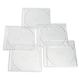 Verbatim Capas De Joias Finas Transparentes Para CD DVD Blu Ray 5 2 Mm Pacote Com 25