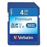 Verbatim Cartão De Memória 96171 4GB Premium SDHC UHS I U1 Classe 10 Azul