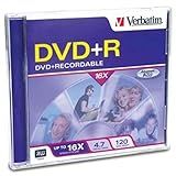 Verbatim DVD R 4 7 GB 16X Com Superfície De Marca 1 Caixa De Joias