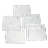 Verbatim Estojos Para CD DVD Blu Ray Clear Slim Jewel Cases 5 2 Mm Pacote Com 25