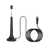 VERDE Antena HD De TV Digital Compatibilidade ISDB T Com Cabo De 3 Metros Preta