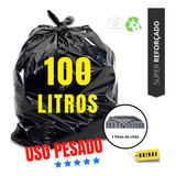 Verdecasa Saco De Lixo 100 Litros Uso Pesado Bem Reforçado Grosso Cor Preto