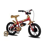 Verden Bicicleta Infantil Hero Boy Vermelho/dourado - Aro 12 Com Rodinhas Laterais E Garrafinha