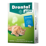 Vermífugo Drontal Gatos Até 4 Kg