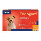 Vermífugo Endogard Virbac Cães De 10 Kg Com 2 Comprimidos