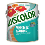 Verniz Acrílico Base Água Lukscolor 3 6l Acabamento Brilhante Cor Transparente