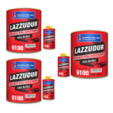 Verniz Automotivo 6100 Lazzuril Sw Kit 3 Unidades 900ml