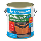 Verniz Maritimo Base Água Poliulack 3 6l Sayer Transparente