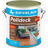 Verniz Polideck Semibrilho Natural 3 6l Sayerlack Natural