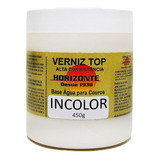 Verniz Top Couro Incolor Cera Creme Pasta Sapato Bota 450g