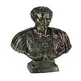 Veronese Design Estátua Do Busto De Júlio César Com Acabamento Em Bronze