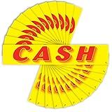 Versa Tags Adesivo De 36 5 Cm Vermelho E Amarelo Para Revendedor De Carro Com Slogan De Para Brisa Dinheiro