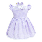 Vestidinho Para Bebê Feminino Infantil Laço 100 Algodão