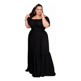 Vestidinho Viscose Longo Ciganinha