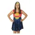 Vestido Adulto Cosplay Mulher Super Heroína