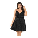 Vestido Alcas Feminino Poa