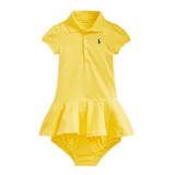 Vestido Amarelo Ralph Lauren Lindo Bebê