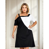 Vestido Assimetrico Plus Size