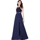 Vestido Azul Marinho Com