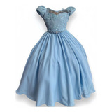 Vestido Azul Serenity Dama De Honra Longo - 4 Ao 16