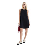Vestido Basico Curto Trapezio