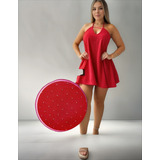 Vestido Bata Com Aplicacao