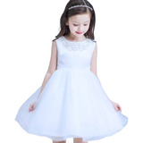 Vestido Batismo Menina Cetim