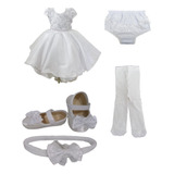 Vestido Batizado Infantil Kit Batizado