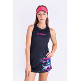 Vestido Beach Tennis Com Shorts Poliéster