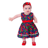 Vestido Bebe Cereja Mundo