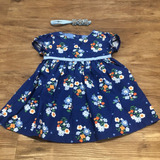 Vestido Bebe Infantil Azul