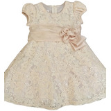 Vestido Bebê Infantil Renda C Forro Importado 12 18 Meses
