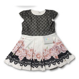 Vestido Bebë Paraíso Festa P M G Floral