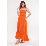 Vestido Biso Longo Camadas