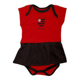 Vestido Body Flamengo Torcida Baby Roupinha