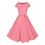 Vestido Bolinha Anos 60