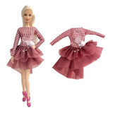 Vestido Boneca Barbie   Sapato