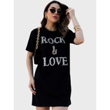 Vestido Bordado Rock