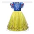 Vestido Branca De Neve Princesa  Menina Tam 4 Anos Lindo 