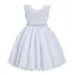 Vestido Branco Infantil Dama De Honra Aniversário Festa Luxo