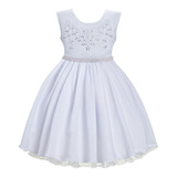 Vestido Branco Infantil Dama